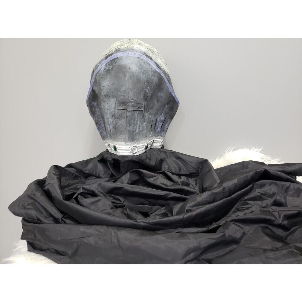Vintage Easter Unlimited Fun World Alien Halloween Mask Martian Bubble Eyes cape - Picture 8 of 8